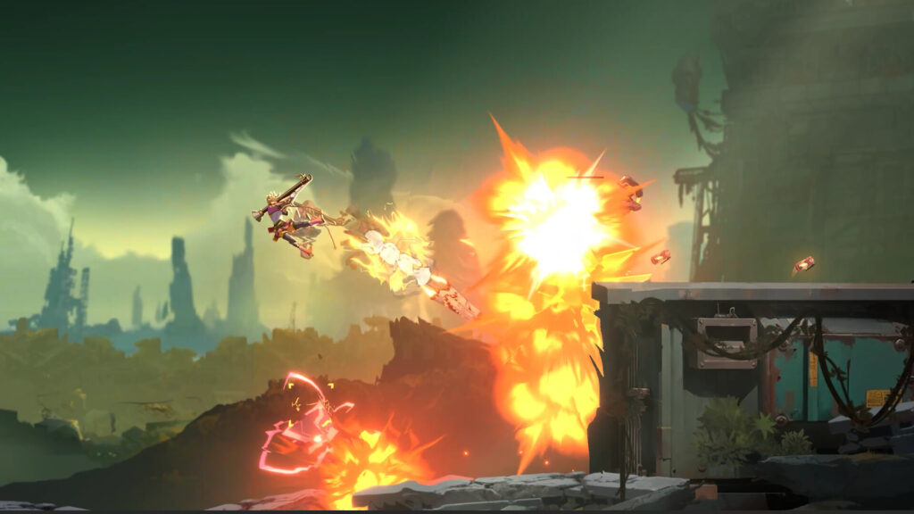 ss_6fe4b5a33eb7420f704fd3c296cdb7f61697fbf5.1920x1080-1024x576 BlazBlue Entropy Effect - Recenzija - Roguelite Spin-off popularne franšize