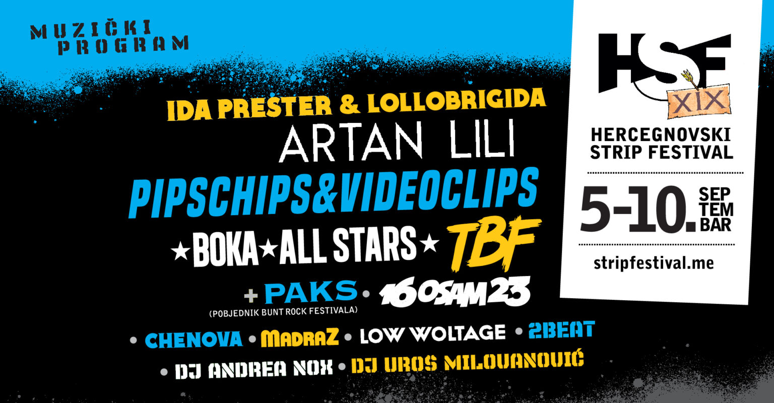19. Hercegnovski strip festival održaće se u periodu 5. do 10. septembra
