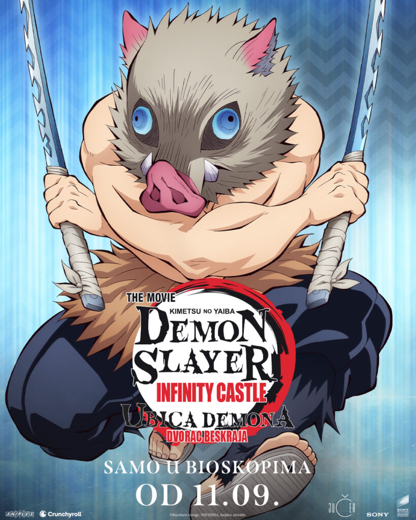 DS_4x5_Inosuke_SRB-1-819x1024 Ubica demona: Dvorac beskraja (Demon Slayer: Kimetsu no Yaiba: Infinity Castle) – Recenzija Filma – Fenomenalna adaptacija anime i manga hita!