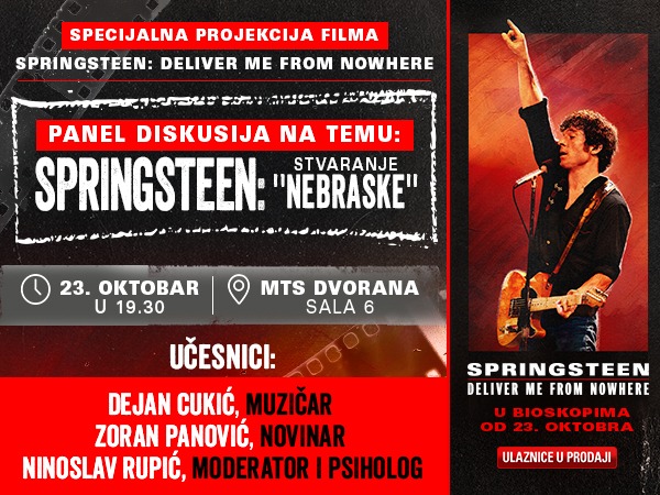 600-x-450 Premijera filma SPRINGSTEEN: DELIVER ME FROM NOWHERE u MTS Dvorani 23.10.2025