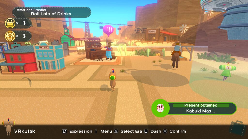 Katamari-Overworld-1024x576 Once Upon a Katamari - Review - Oh, lonely rolling star, teach us how you grow so big?