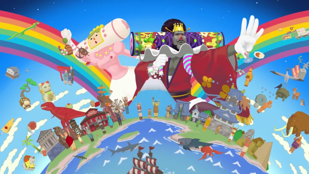 Katamari-colorful-picture-1024x576 Once Upon a Katamari - Review - Oh, lonely rolling star, teach us how you grow so big?