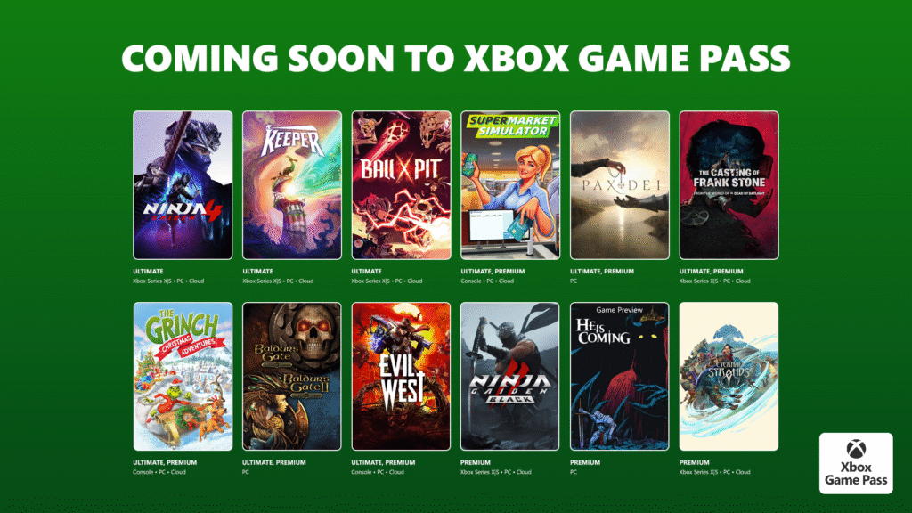 image-16-1024x576 Xbox GamePass igre za oktobar 2025: Ninja Gaiden 4, Keeper, Supermarket Simulator i još iznenađenja