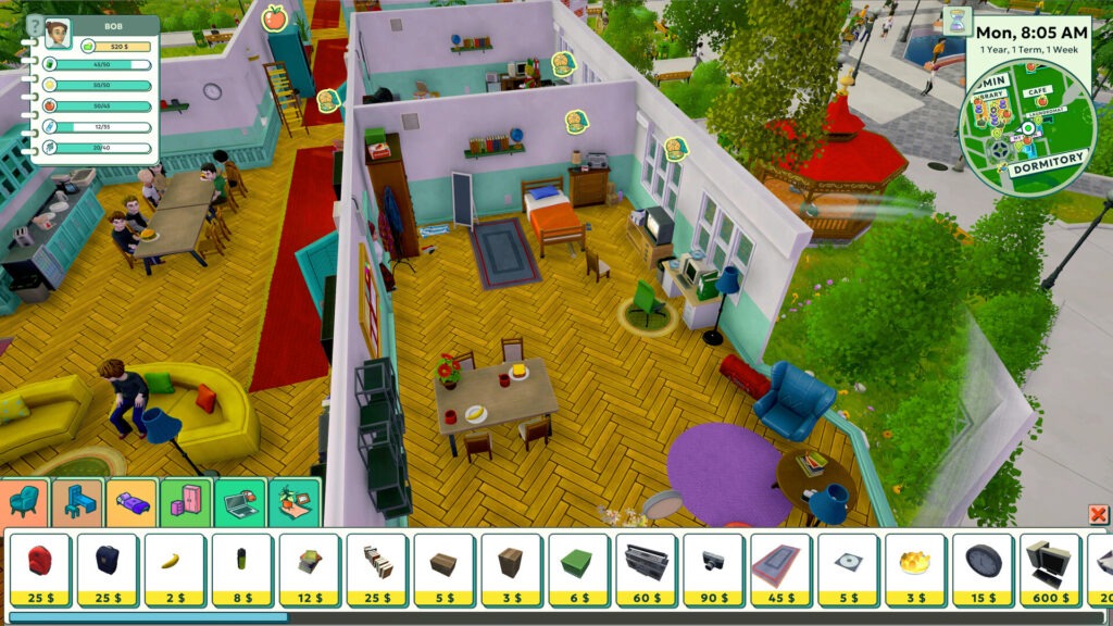 ss_dddd32b58530d7fc99878818b7165c886ebb19a6.1920x1080-1024x576 Campus Life - Recenzija - Naporan simulator najzabavnijeg perioda života