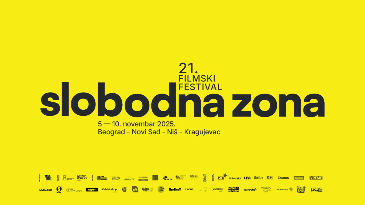 Sutra počinje 21. Slobodna zona – Festival uprkos svemu