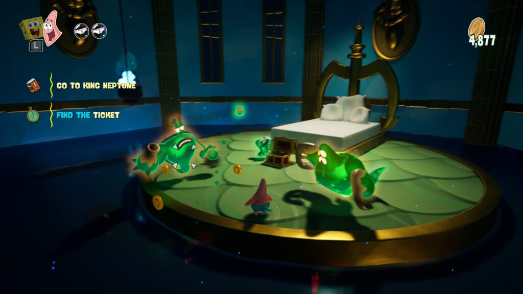 Spongebob-Battles-1024x576 SpongeBob SquarePants: Titans of the Tide - Review - Waaay better than a "kids' game"