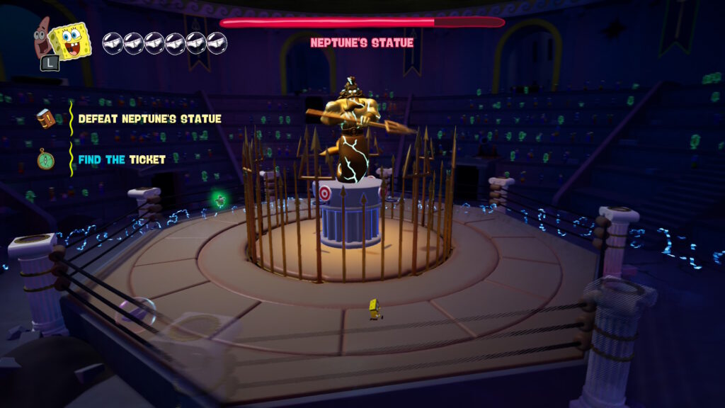 Spongebob-Boss-battle-1024x576 SpongeBob SquarePants: Titans of the Tide - Review - Waaay better than a "kids' game"