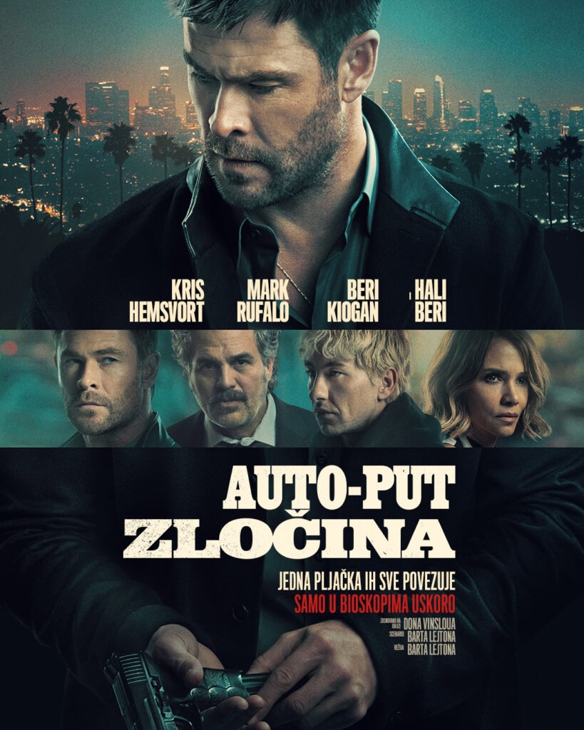 Auto-put zločina (Crime 101) od 19. februara u bioskopima, donosi jaku glumačku postavu u ambiocioznom trileru