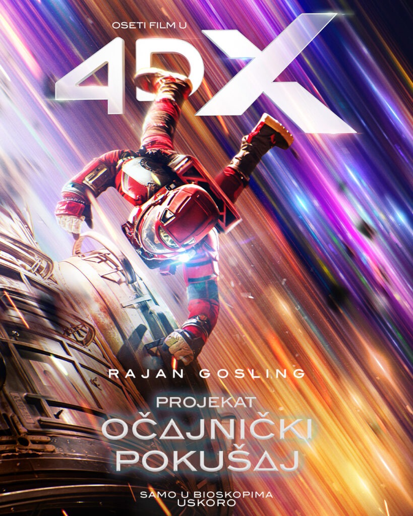 PHM_4DX_4x5_SRB-819x1024 Spektakl godine u bioskopima: Rajan Gosling predvodi film „Projekat Očajnički Pokušaj“