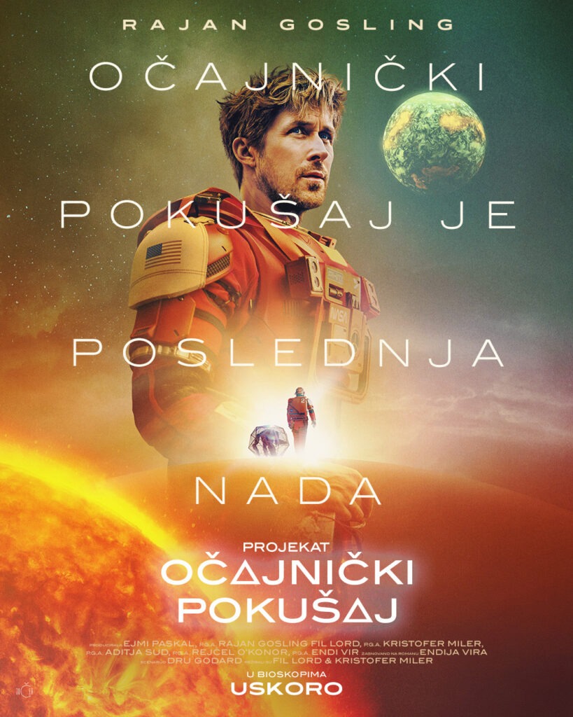 PHM_4x5_poster3_SRB-819x1024 Projekat Očajnički Pokušaj (Project Hail Mary) – Recenzija filma – Holivudski blokbaster koji isporučuje!