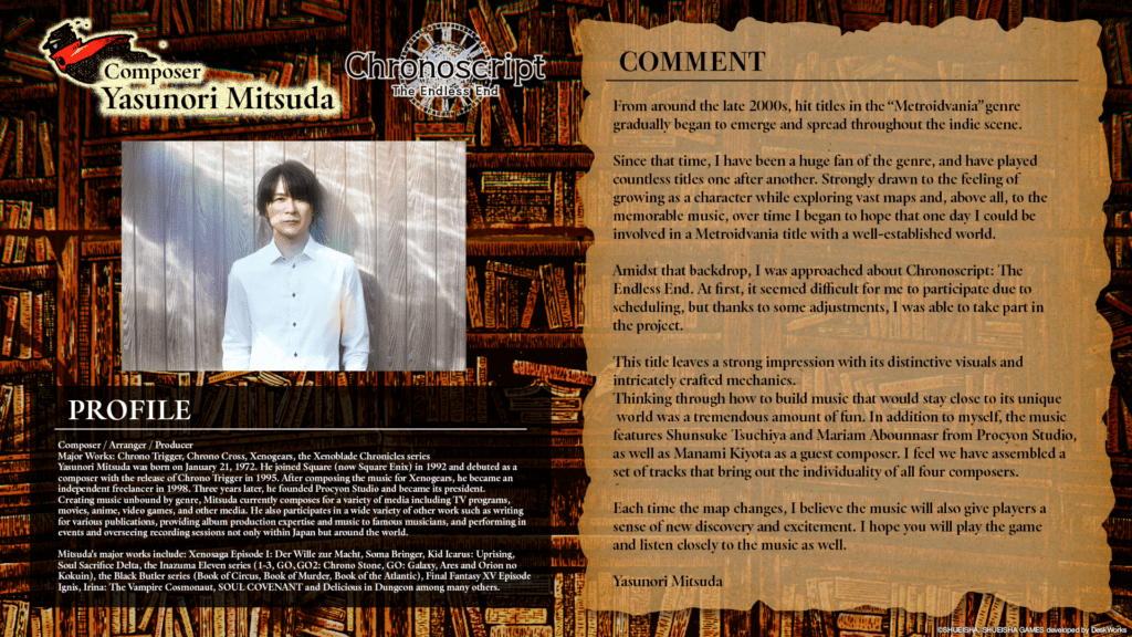 image-17-1024x576 Chronoscript: The Endless End okuplja velika imena - Mari Shimazaki potpisuje likove, a Yasunori Mitsuda muziku
